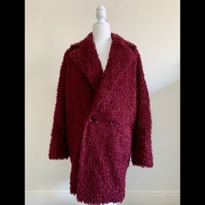 Faux fur coat